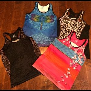Set of 4 Ink N Burn Tanks - Large